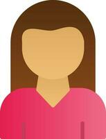 Female Vector Icon Design