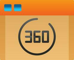 Virtual tour Vector Icon Design