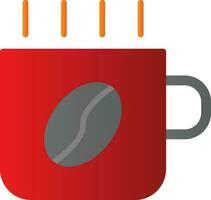 Hot Coffee Vector Icon Design