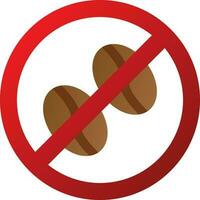 Prohibition Vector Icon Design