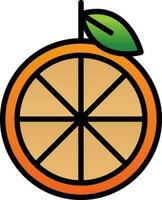 diseño de icono de vector de mandarina