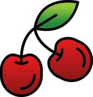 Cherry Vector Icon Design