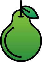 Pear Vector Icon Design