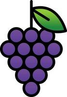 Grape Vector Icon Design