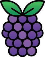 Raspberry Vector Icon Design