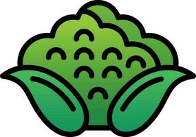 Cauliflower Vector Icon Design