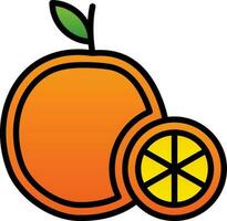 Orange Vector Icon Design