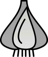 Garlic Vector Icon Design