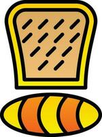 Bread Vector Icon Design