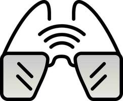 Smart Glasses  Vector Icon Design