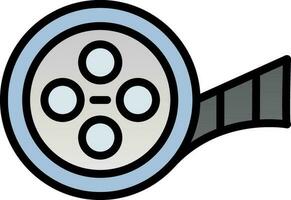 Movie Reel  Vector Icon Design