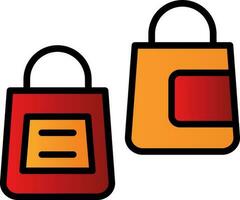 Shopping Bags  Vector Icon Design