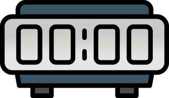 Digital Alarm Clock  Vector Icon Design