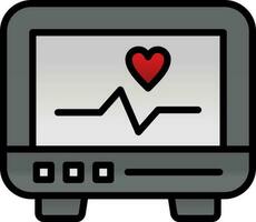 cardiograma vector icono diseño