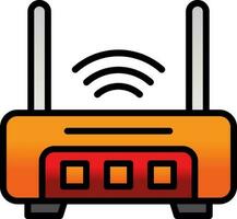 Router  Vector Icon Design