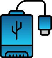 External Hard Drive  Vector Icon Design