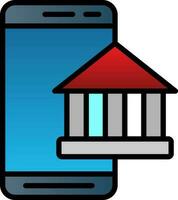 Mobile Banking  Vector Icon Design