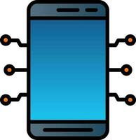Mobile Technology  Vector Icon Design
