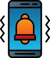 Mobile Vibrate  Vector Icon Design