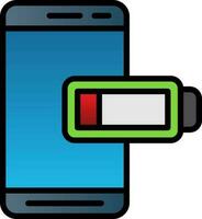 Low Battery  Vector Icon Design