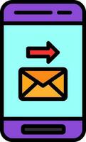 Send Mail  Vector Icon Design