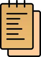 Notepad  Vector Icon Design