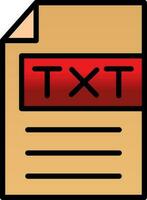 TXT vector icono diseño