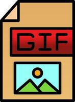 gif vector icono diseño