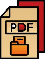 pdf vector icono diseño