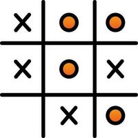 Tic Tac Toe  Vector Icon Design