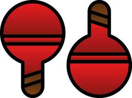 Table Tennis  Vector Icon Design