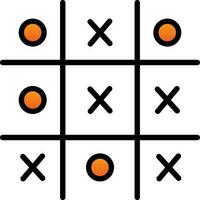 Tic Tac Toe  Vector Icon Design