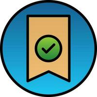 Saved  Vector Icon Design
