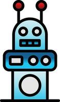 robot vector icono diseño