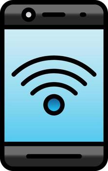Wifi conexión vector icono diseño