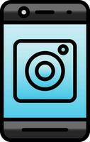 instagram vector icono diseño