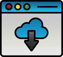 Cloud  Vector Icon Design