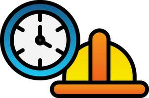 Working Hours  Vector Icon Design