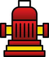 Fire Hydrant  Vector Icon Design
