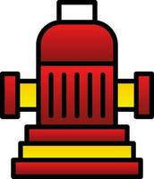 Fire Hydrant  Vector Icon Design