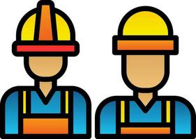 Workers  Vector Icon Design