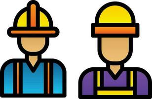 Workers  Vector Icon Design