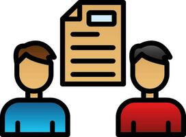 Contract Vector Icon Design