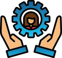 Social Worker Vector Icon Design