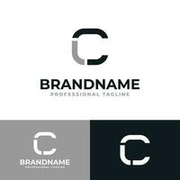 Letter CL or LC Monogram Logo, suitable for any business with CL or LC initials vector