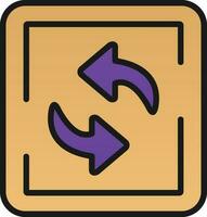 Rotate Arrow Vector Icon Design