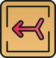 Left Arrow Vector Icon Design