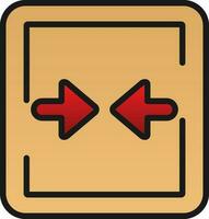 Compress Vector Icon Design