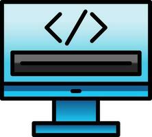 Coding Vector Icon Design
