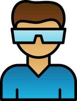 Virtual reality Vector Icon Design